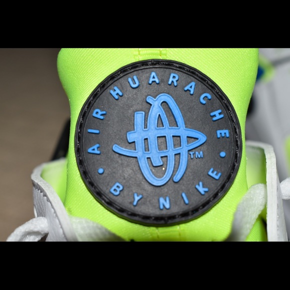 BRAND NEW WITH BOX Huarache Scream Green Remix - Picture 5 of 6
